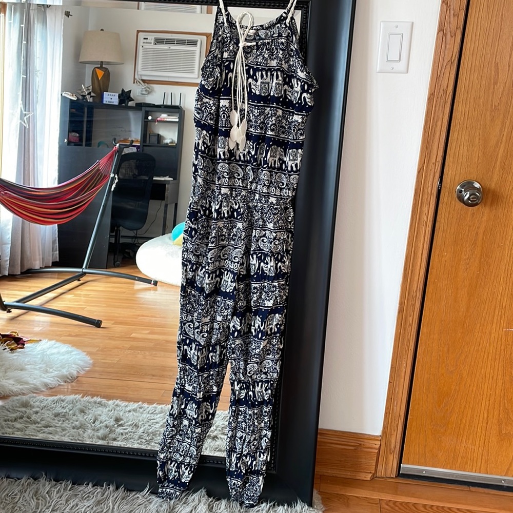 Navy jumpsuit